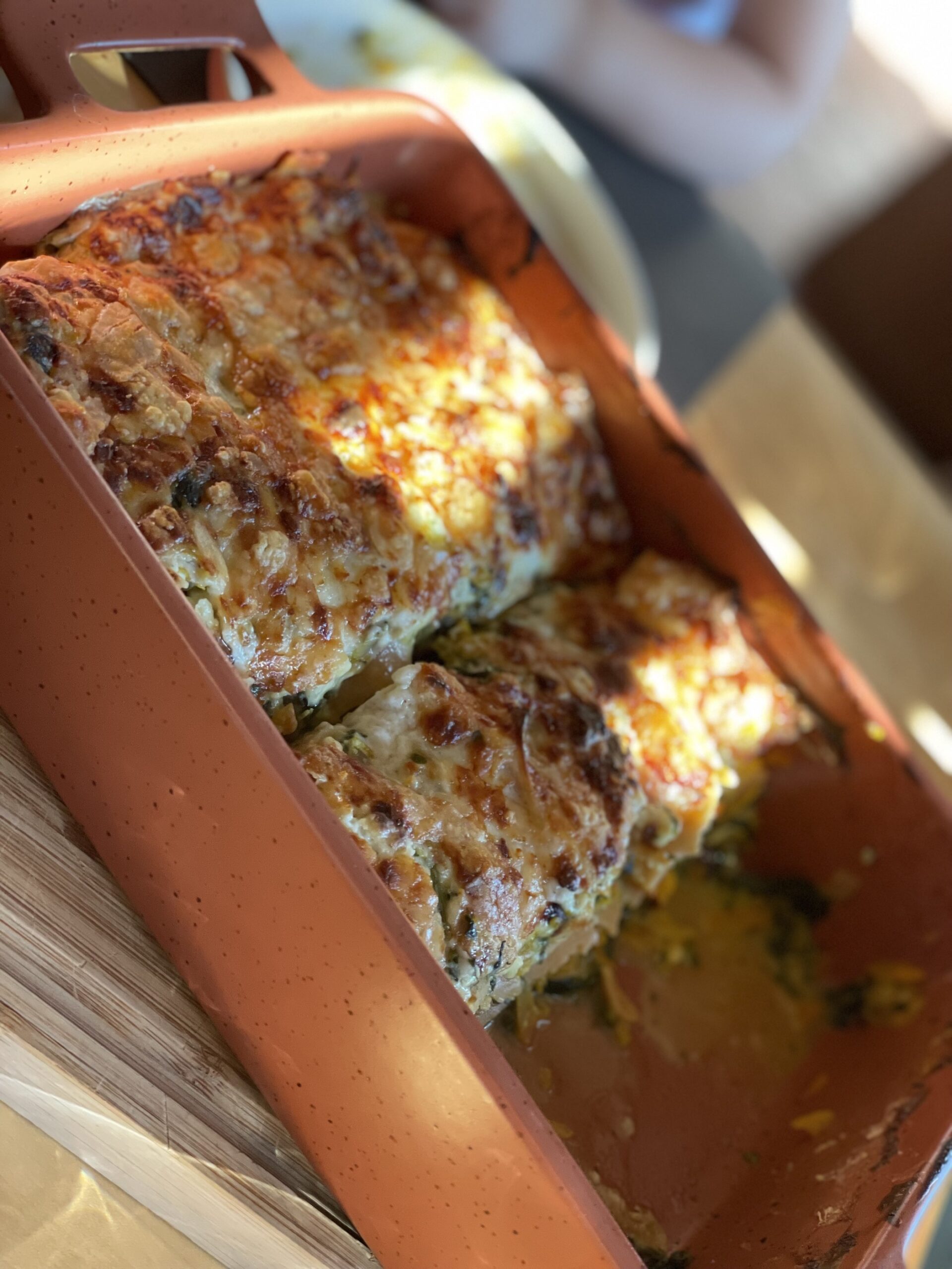 Rote Linsen Lasagne mit Kürbis und Feta - PastaKultur
